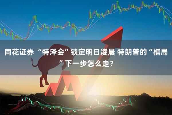 同花证券 “特泽会”锁定明日凌晨 特朗普的“棋局”下一步怎么走？
